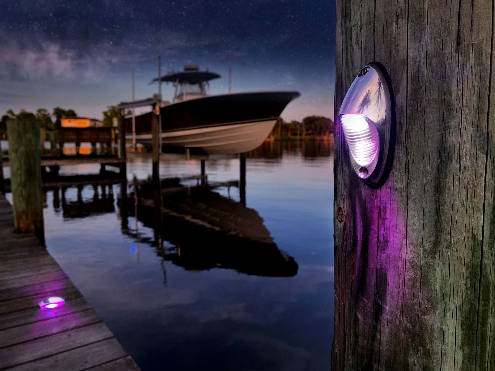 Lumitec Nautilus LED Piling Light, 12-24V, IP67, PLI/TTP Enabled — Quality Boat Parts