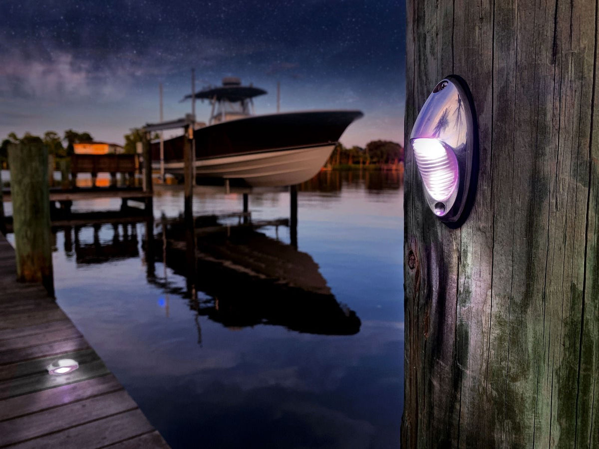 Lumitec Nautilus LED Piling Light, 12-24V, IP67, PLI/TTP Enabled — Quality Boat Parts