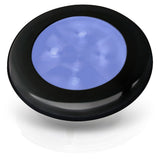 Hella Marine Slim Line Round LED Courtesy Lamp, IP67, 3in OD, 2in Cutout, 0.5in Mounting Depth — Quality Boat Parts