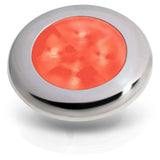 Hella Marine Slim Line Round LED Courtesy Lamp, IP67, 3in OD, 2in Cutout, 0.5in Mounting Depth — Quality Boat Parts