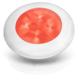 Hella Marine Slim Line Round LED Courtesy Lamp, IP67, 3in OD, 2in Cutout, 0.5in Mounting Depth — Quality Boat Parts