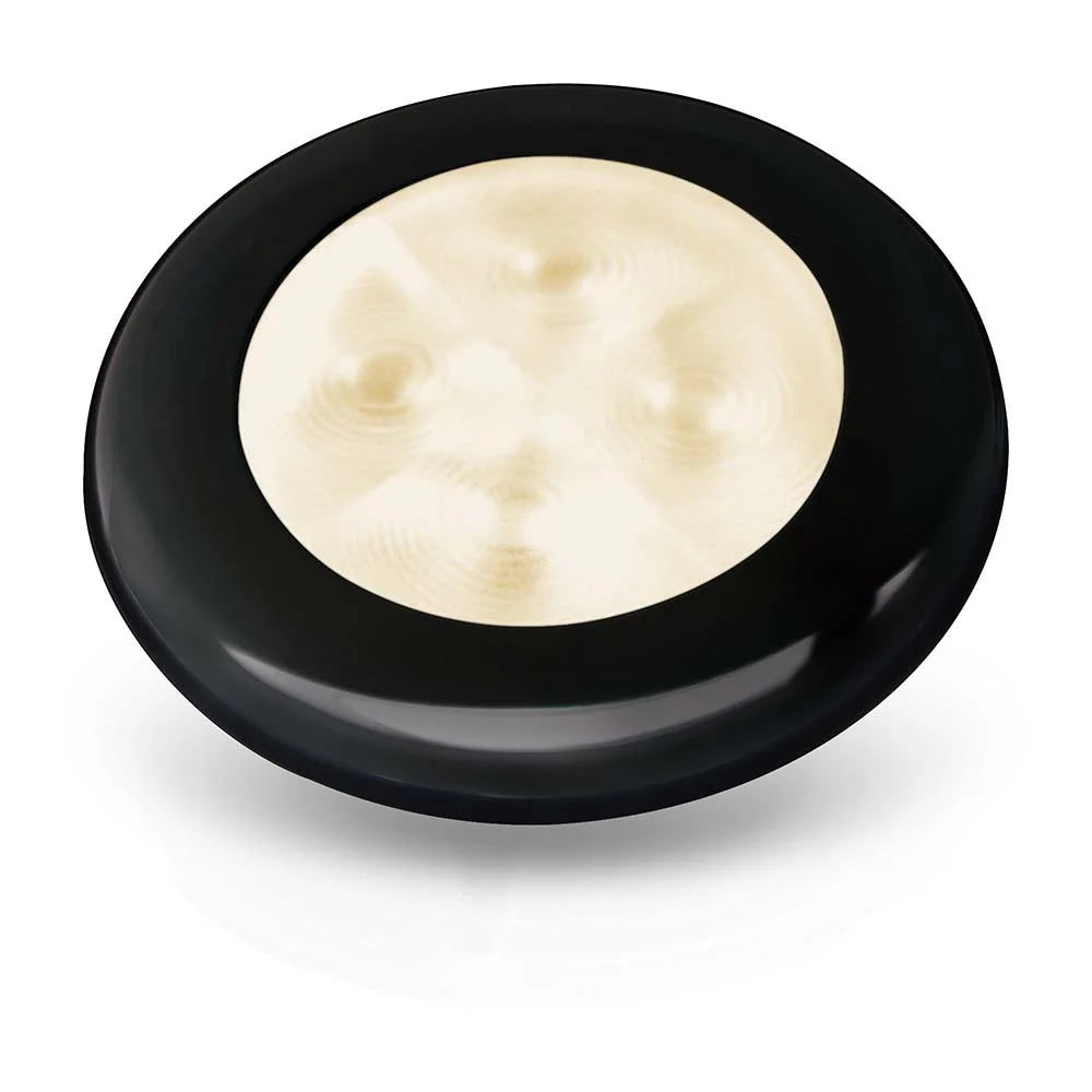 Hella Marine Slim Line Round LED Courtesy Lamp, IP67, 3in OD, 2in Cutout, 0.5in Mounting Depth — Quality Boat Parts