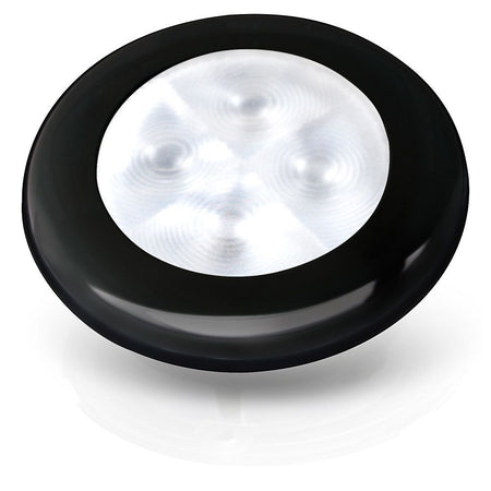 Hella Marine Slim Line Round LED Courtesy Lamp, IP67, 3in OD, 2in Cutout, 0.5in Mounting Depth — Quality Boat Parts
