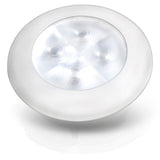 Hella Marine Slim Line Round LED Courtesy Lamp, IP67, 3in OD, 2in Cutout, 0.5in Mounting Depth — Quality Boat Parts