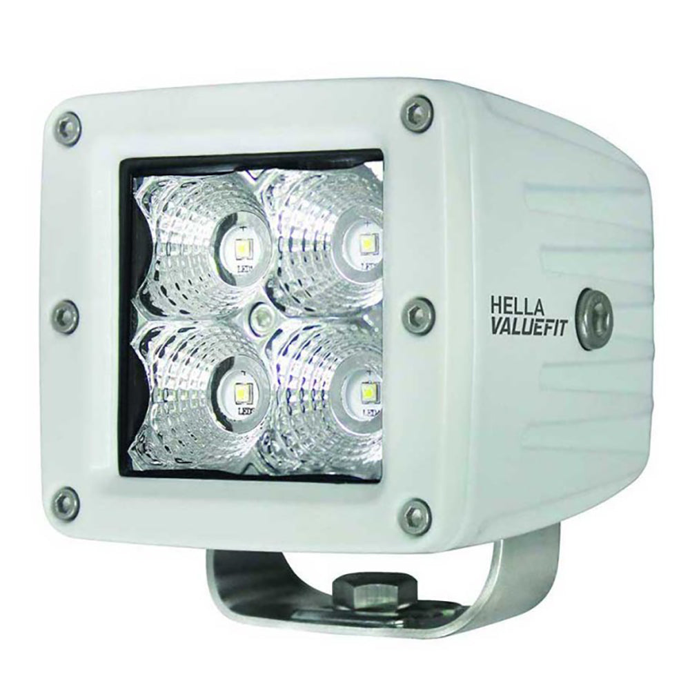 Hella Marine Value Fit LED 4 Cube Flood Light, 10-30V, 12W, IP67, 6000K — Quality Boat Parts