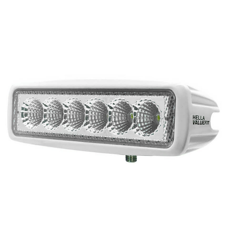 Hella Marine ValueFit Mini 6-LED Flood Light Bar, 10-30V, 18W, Bracket Mount — Quality Boat Parts