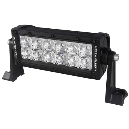 Hella Marine Value Fit Sport Series 12-LED Flood Light Bar, 8 in, Flood Beam, 10-30V DC, 36W — Quality Boat Parts