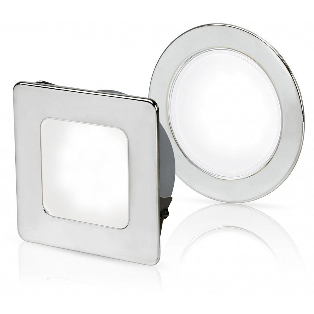 Hella Marine EuroLED 95 Gen 2 LED Downlight, 9-33V, IP6K9K, SS316 Trim, PWM Dimmable, Spring Clip Recess Mount — Quality Boat Parts