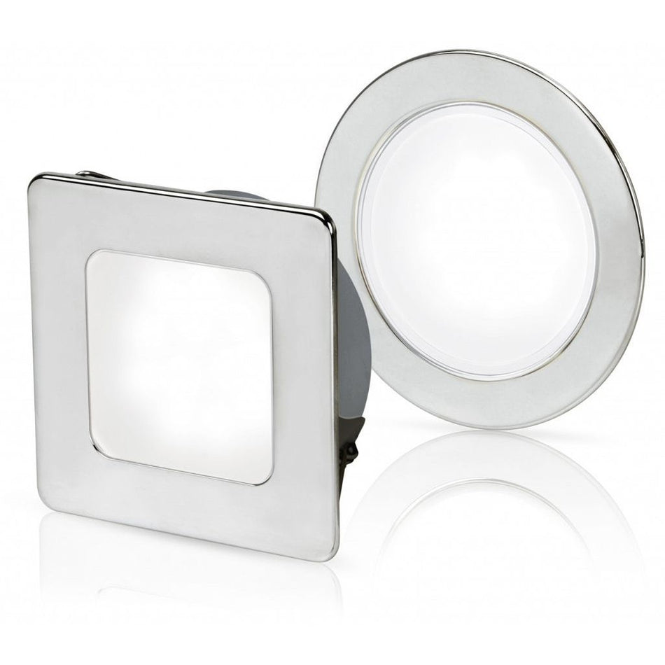 Hella Marine EuroLED 95 Gen 2 LED Downlight, 9-33V, IP6K9K, SS316 Trim, PWM Dimmable, Spring Clip Recess Mount — Quality Boat Parts