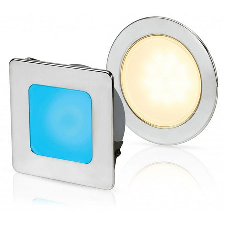 Hella Marine EuroLED 95 Gen 2 LED Downlight, 9-33V, IP6K9K, SS316 Trim, PWM Dimmable, Spring Clip Recess Mount — Quality Boat Parts
