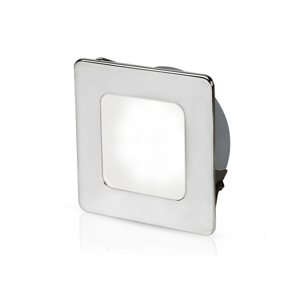 Hella Marine EuroLED 95 Gen 2 LED Downlight, 9-33V, IP6K9K, SS316 Trim, PWM Dimmable, Spring Clip Recess Mount — Quality Boat Parts