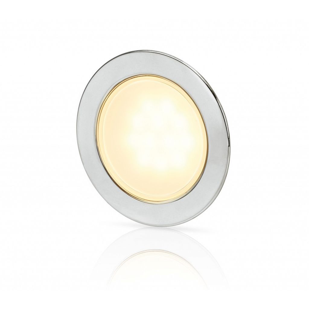 Hella Marine EuroLED 95 Gen 2 LED Downlight, 9-33V, IP6K9K, SS316 Trim, PWM Dimmable, Spring Clip Recess Mount — Quality Boat Parts