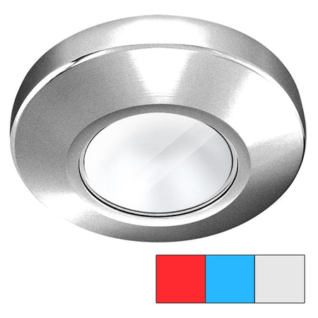 i2Systems Profile P1120 Tri-Light Surface-Mount LED Downlight, 9-30V DC, IP67, 3.48in Round, 0.72in Deep, 2-Wire Color Switching — Quality Boat Parts