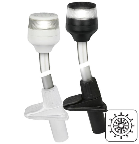 Hella Marine NaviLED 360 Compact All-Round White Navigation Light, Plug-In Pole Mount, 2 NM, 9-33V, IP67, Under 1W — Quality Boat Parts