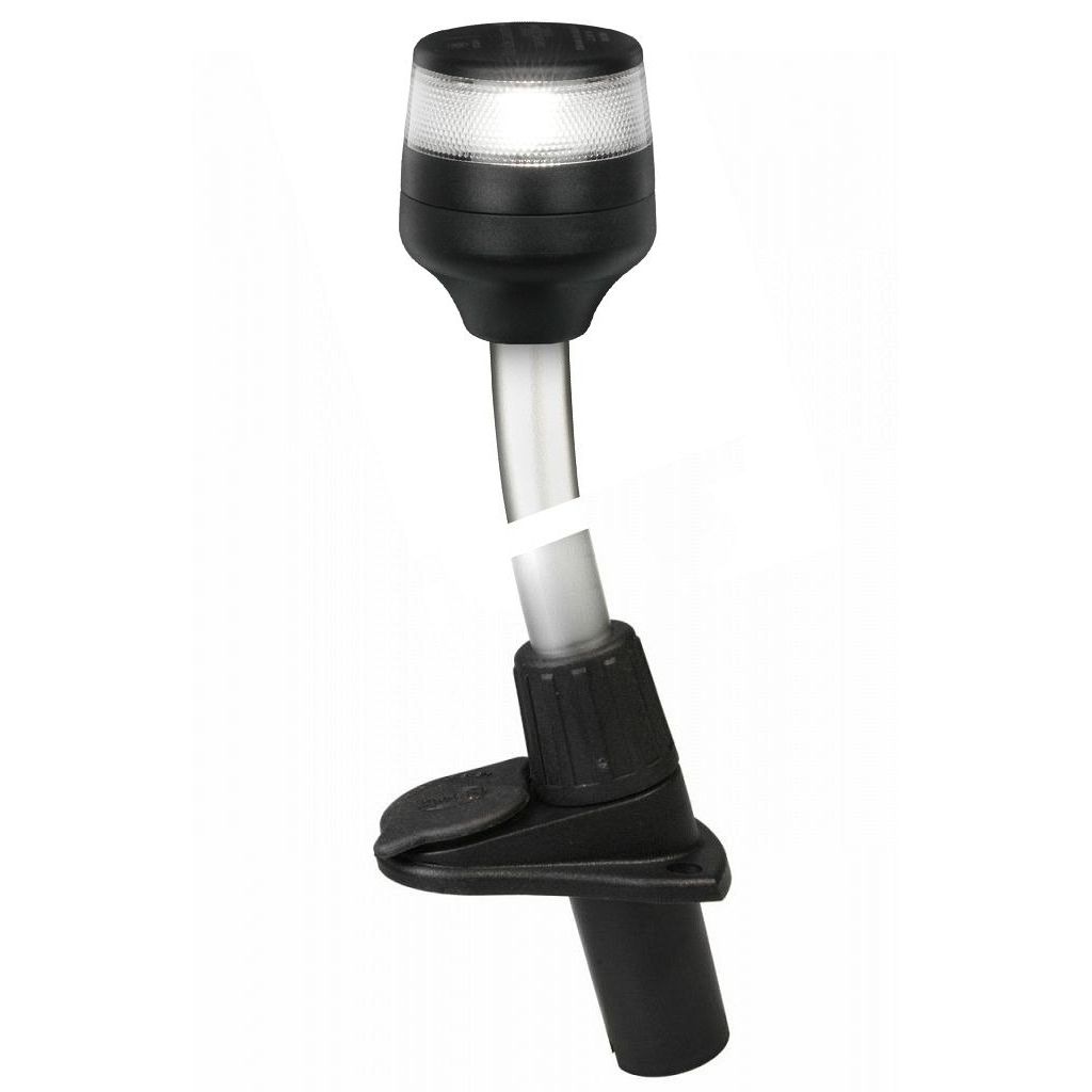 Hella Marine NaviLED 360 Compact All-Round White Navigation Light, Plug-In Pole Mount, 2 NM, 9-33V, IP67, Under 1W — Quality Boat Parts