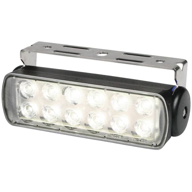 Hella Marine Sea Hawk LED Deck Floodlight, Bracket Mount, 9-33V DC, IP67, 5500K, 200 Lumens — Quality Boat Parts