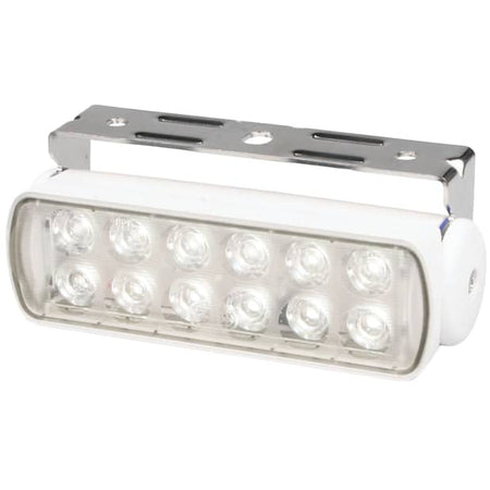 Hella Marine Sea Hawk LED Deck Floodlight, Bracket Mount, 9-33V DC, IP67, 5500K, 200 Lumens — Quality Boat Parts