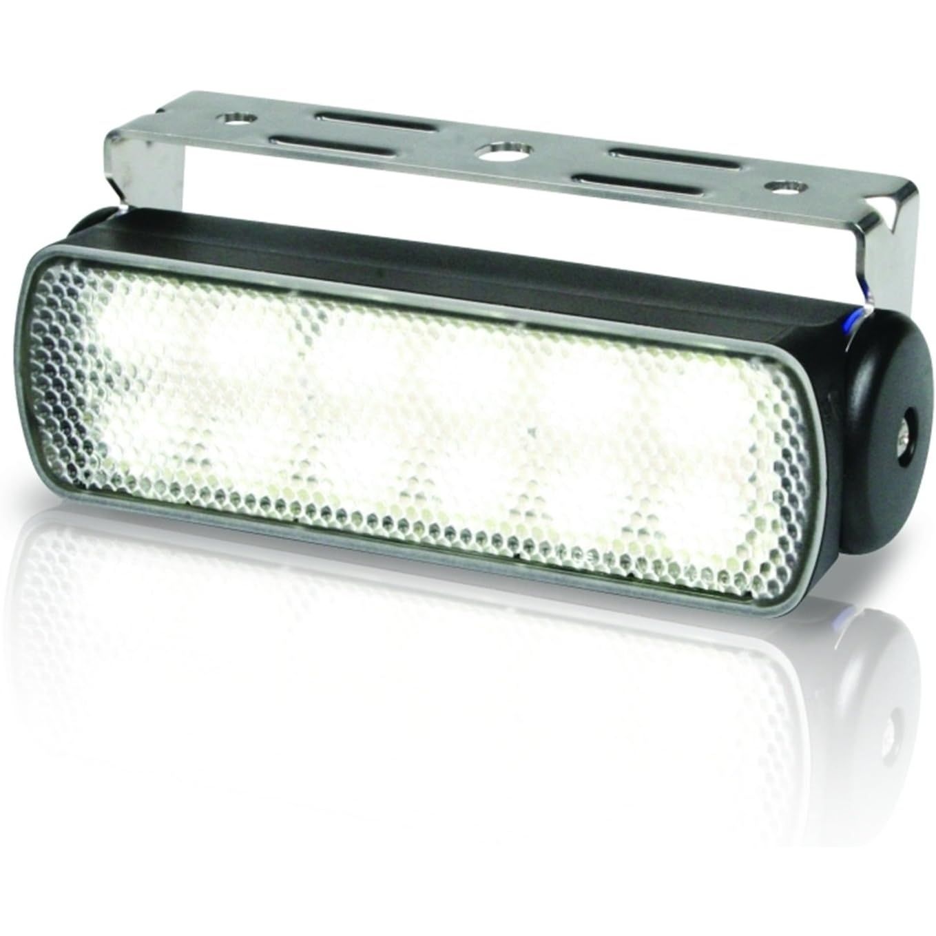 Hella Marine Sea Hawk LED Deck Floodlight, Bracket Mount, 9-33V DC, IP67, 5500K, 200 Lumens — Quality Boat Parts