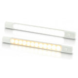 Hella Marine Dual Colour LED Strip Lamp with Switch, Surface Mount, 24V DC, IP67, <3W, 500mm Cable — Quality Boat Parts