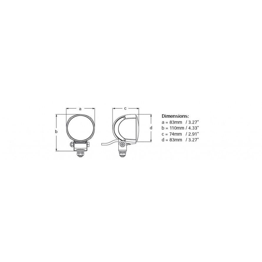Hella Marine Module 70 Gen IV LED Worklamp, 2100 lm, 9-33V, 21W, IP6K9K, 6500K, CoroSafe Coating — Quality Boat Parts