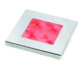 Hella Marine Slim Line Square LED Courtesy Lamp, Red Light, IP67, 60mm Square, 16mm Depth — Quality Boat Parts