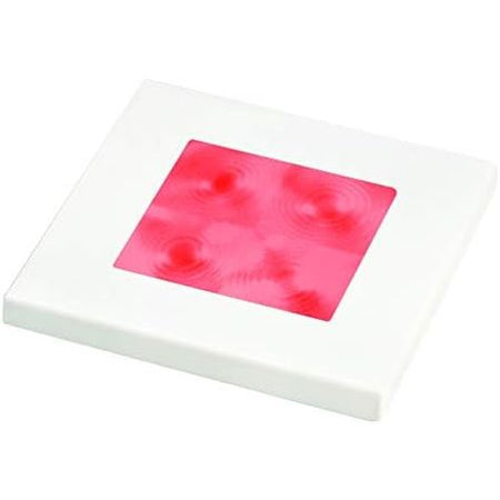 Hella Marine Slim Line Square LED Courtesy Lamp, Red Light, IP67, 60mm Square, 16mm Depth — Quality Boat Parts