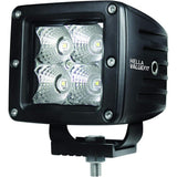 Hella Marine ValueFit Cube 4-LED Cube Light Kit, 2 Lights, 10-30V DC, Die-Cast Aluminum Housing, Wiring Harness with DT Connectors — Quality Boat Parts
