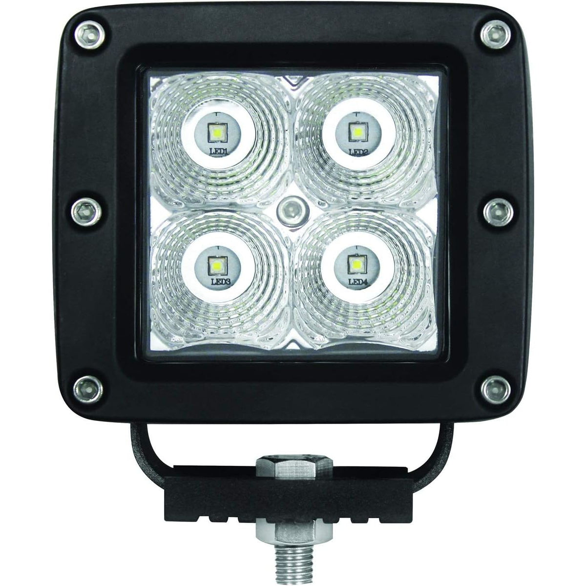 Hella Marine ValueFit Cube 4-LED Cube Light Kit, 2 Lights, 10-30V DC, Die-Cast Aluminum Housing, Wiring Harness with DT Connectors — Quality Boat Parts