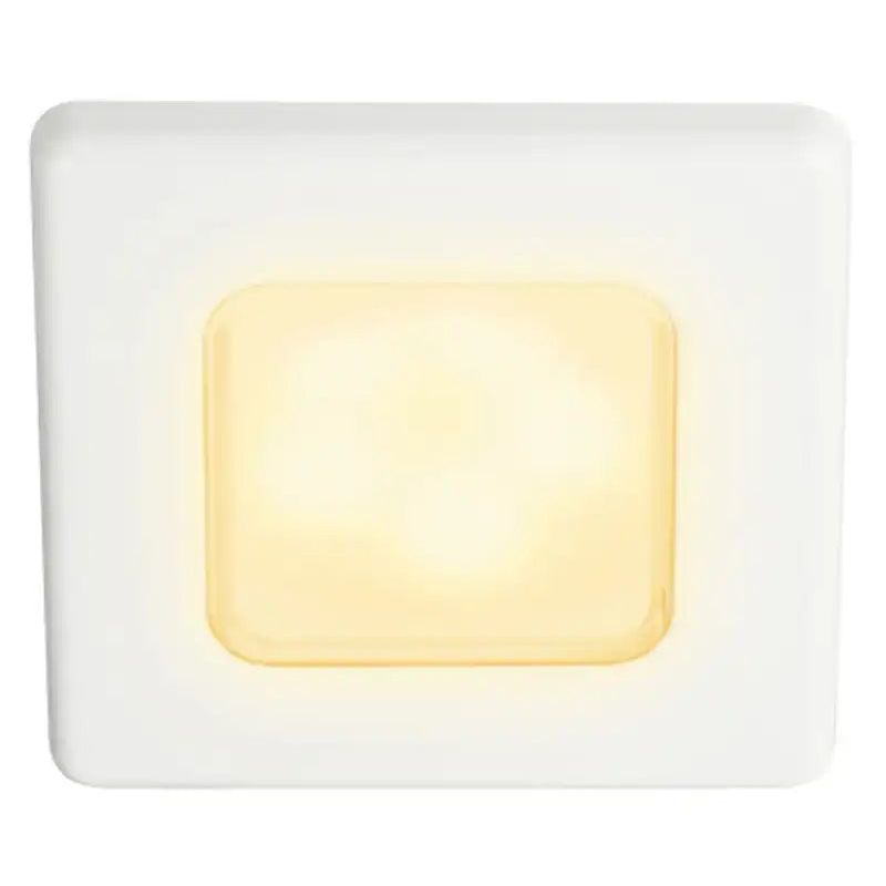 Hella Marine EuroLED 75 Square LED Downlight, 2700K, 3W, IP6K7, Screw Mount — Quality Boat Parts