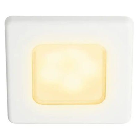 Hella Marine EuroLED 75 Square LED Downlight, 2700K, 3W, IP6K7, Screw Mount — Quality Boat Parts