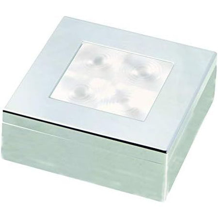 Hella Marine Slim Line Square LED Courtesy Lamp, Warm White, High Intensity, IP67, 60mm Square, 16mm Depth — Quality Boat Parts