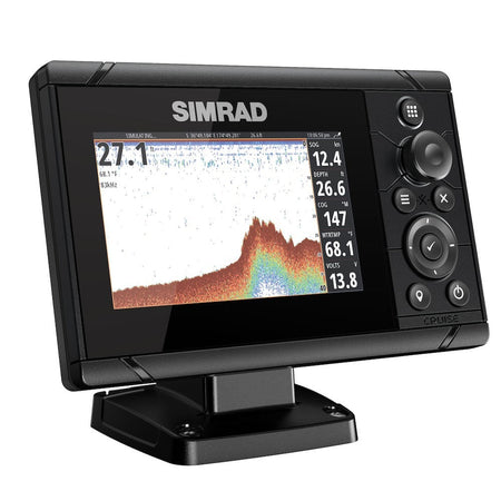 Simrad Cruise Chartplotter/Fishfinder Combo, C-MAP US Coastal Charts, 83/200 kHz Transom Mount Transducer — Quality Boat Parts