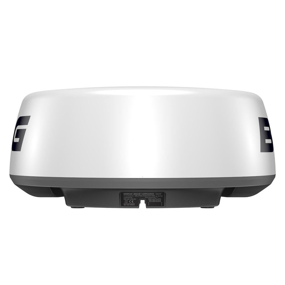 B&G HALO Radar Dome, 20in, Solid-State, 12/24V, IPX6, 20m Cable — Quality Boat Parts