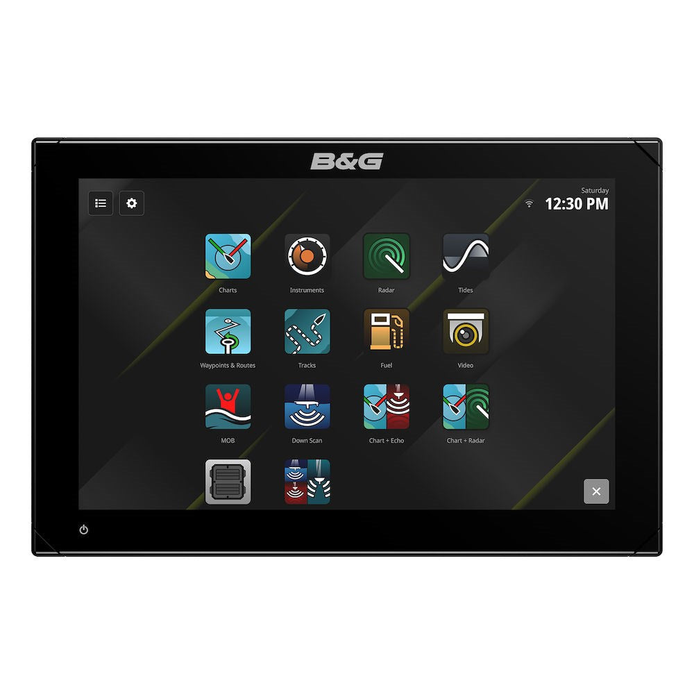 B&G Zeus S Chartplotter/Fishfinder, SolarMax IPS Touchscreen, CHIRP Sonar, NMEA 2000, Wi-Fi, Ethernet, IPX6/IPX7 — Quality Boat Parts