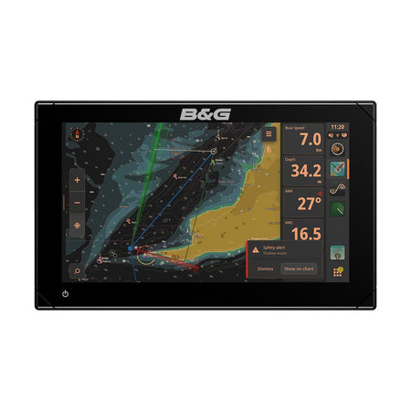 B&G Zeus S Chartplotter/Fishfinder, SolarMax IPS Touchscreen, CHIRP Sonar, NMEA 2000, Wi-Fi, Ethernet, IPX6/IPX7 — Quality Boat Parts