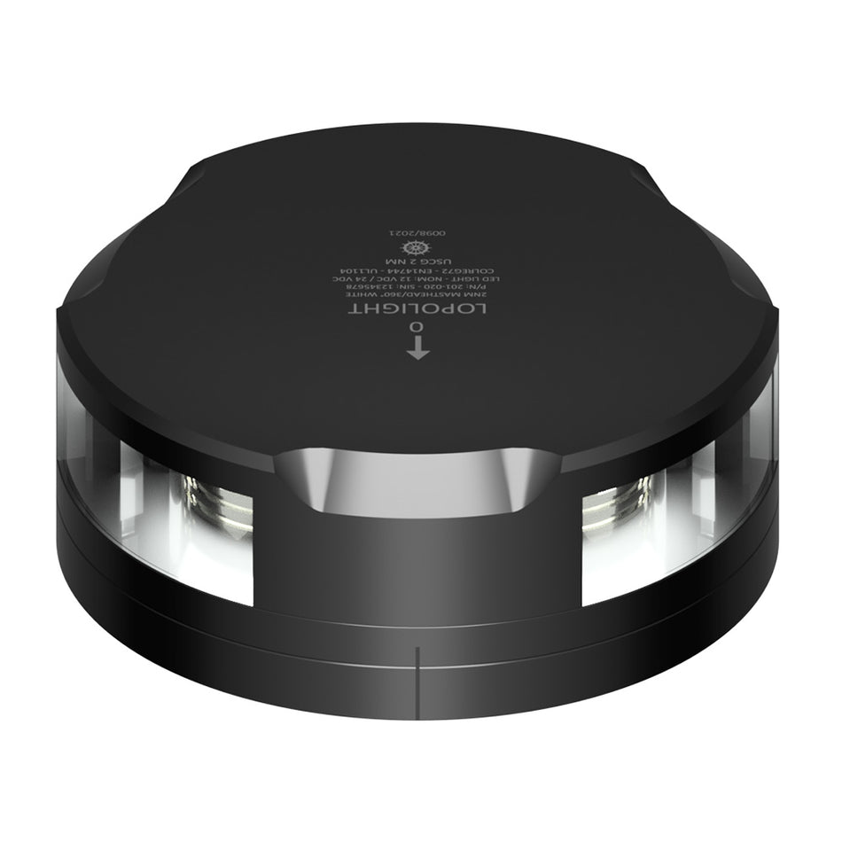 Lopolight Masthead/Anchor LED Navigation Light, For Vessels Under 12m, 2NM, White LED, FB Base, 10-32VDC, IP68, Horizontal Mount — Quality Boat Parts