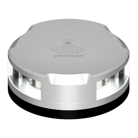 Lopolight Masthead/Anchor LED Navigation Light, For Vessels Under 12m, 2NM, White LED, FB Base, 10-32VDC, IP68, Horizontal Mount — Quality Boat Parts