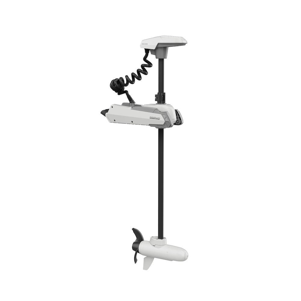 Simrad RECON Bow-Mount Saltwater Trolling Motor, FreeSteer Joystick Remote with Color LCD, 24/36V Brushless, 115 lb Max Thrust, GPS Positioning, NMEA 2000 Connectivity — Quality Boat Parts