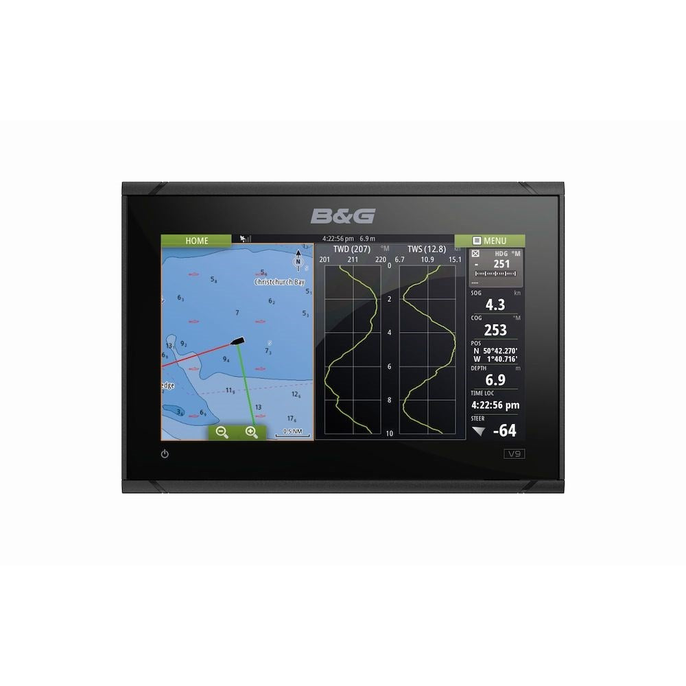 B&G Vulcan Chartplotter, Touchscreen, NMEA 2000, Wi-Fi, 10 Hz GPS — Quality Boat Parts