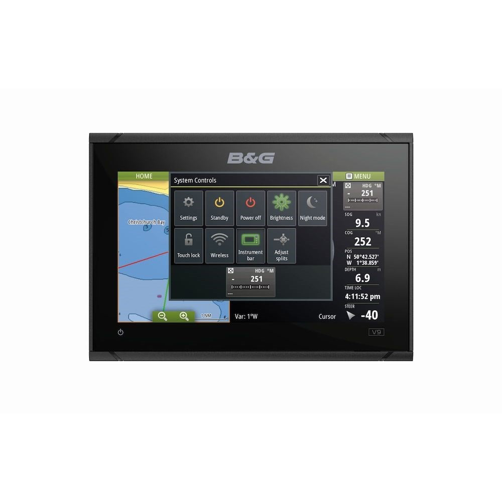 B&G Vulcan Chartplotter, Touchscreen, NMEA 2000, Wi-Fi, 10 Hz GPS — Quality Boat Parts