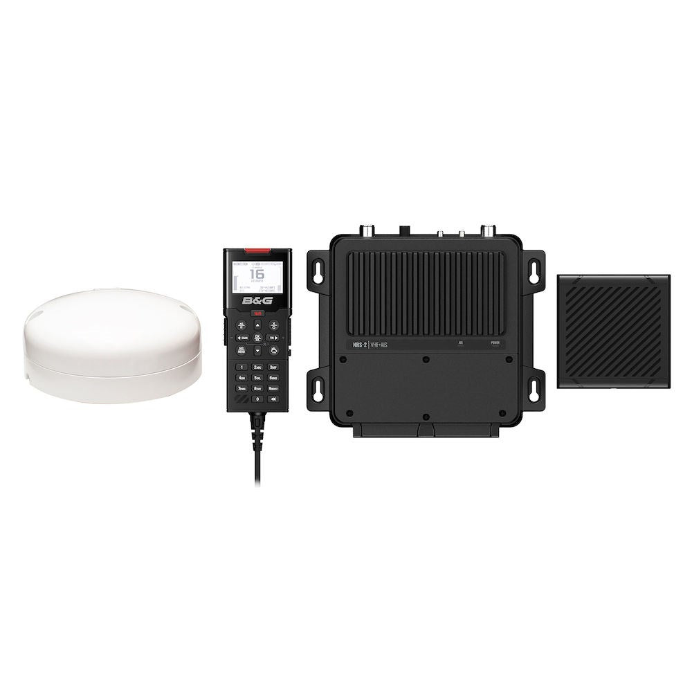 B&G V100 Black Box VHF Radio System, Class D DSC, Built-In GPS, NMEA 2000 and 0183, Up to 8 Handsets — Quality Boat Parts