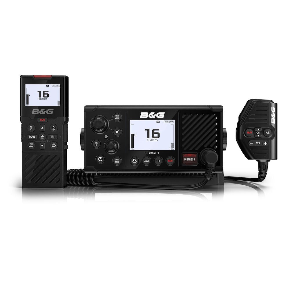 B&G Fixed-Mount VHF Marine Radio, Class D DSC, AIS, NMEA 2000, GPS — Quality Boat Parts