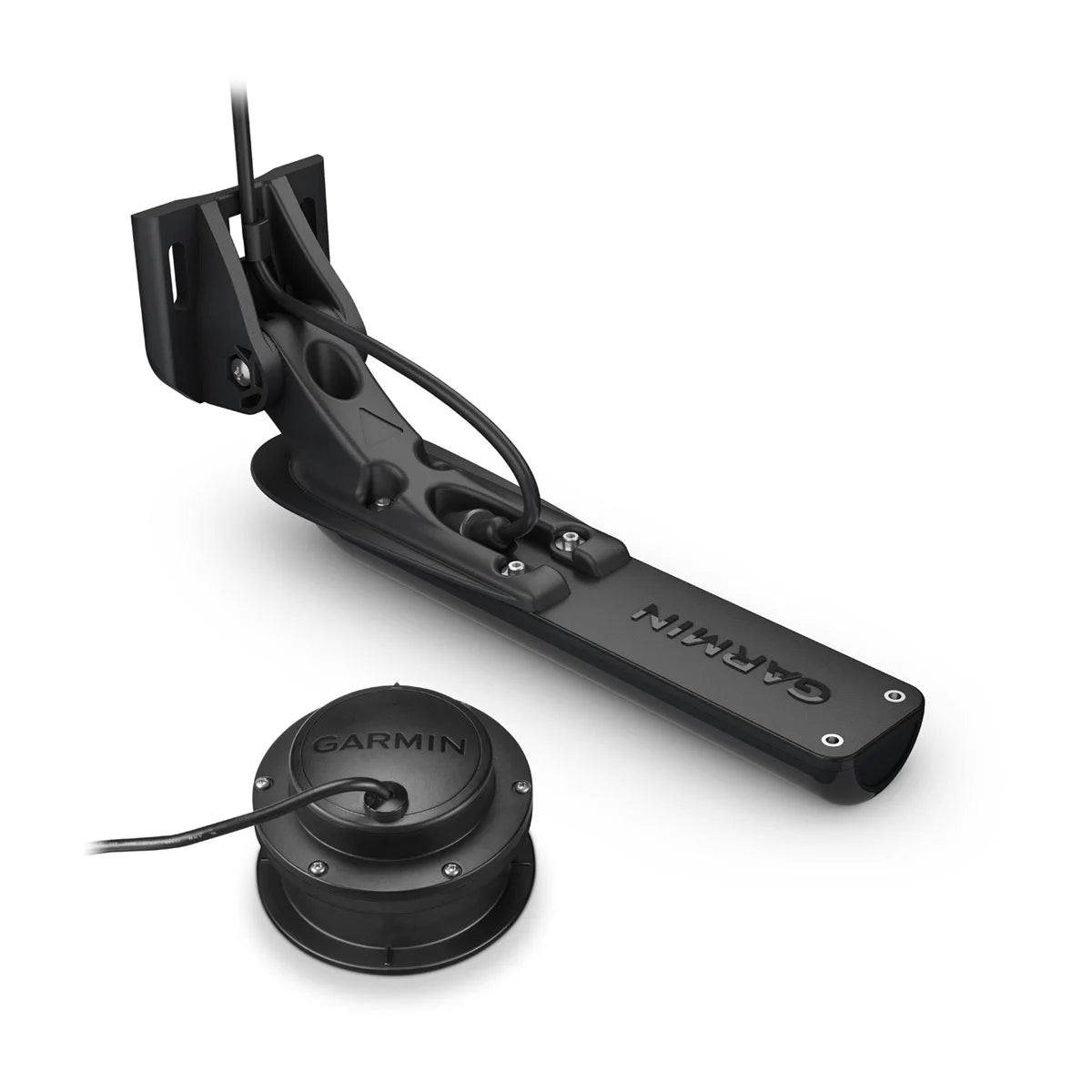 Garmin Transducer Bundle, For Fiberglass Hulls, Transom Mount, In-Hull, CHIRP Traditional, ClearVü, SideVü, Y-Cable Included — Quality Boat Parts
