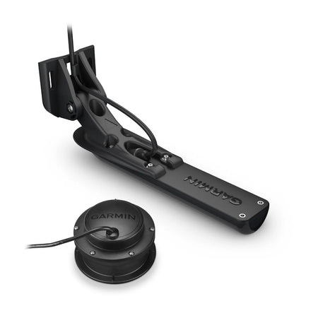 Garmin Transducer Bundle, For Fiberglass Hulls, Transom Mount, In-Hull, CHIRP Traditional, ClearVü, SideVü, Y-Cable Included — Quality Boat Parts