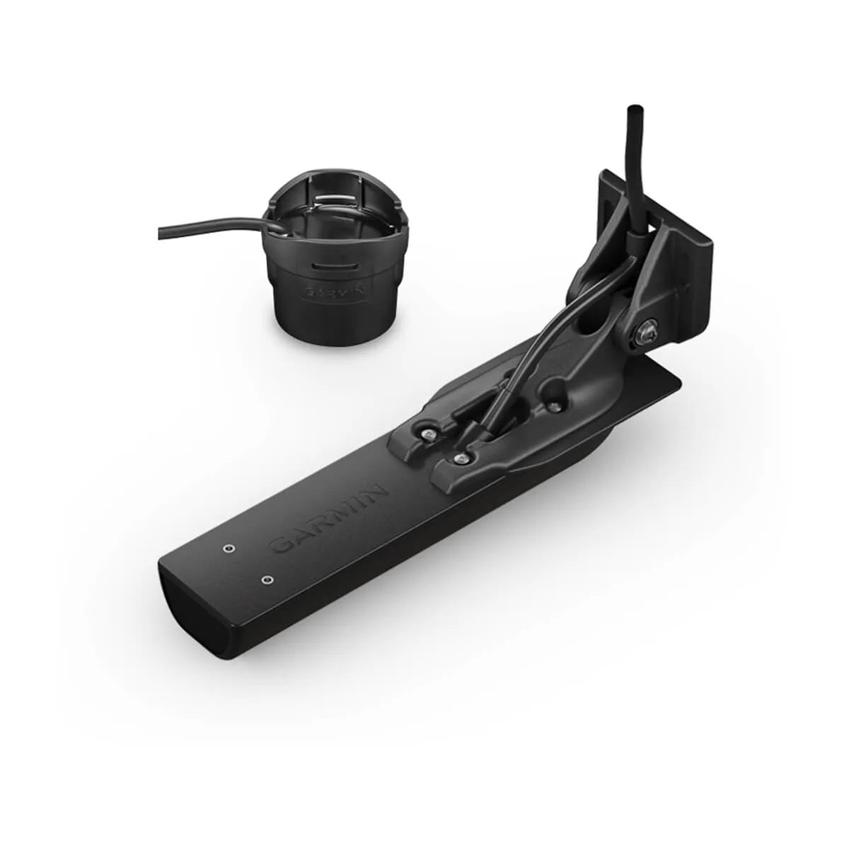 Garmin Transducer Bundle, For Fiberglass Hulls, Transom Mount, In-Hull, CHIRP Traditional, ClearVü, SideVü, Y-Cable Included — Quality Boat Parts