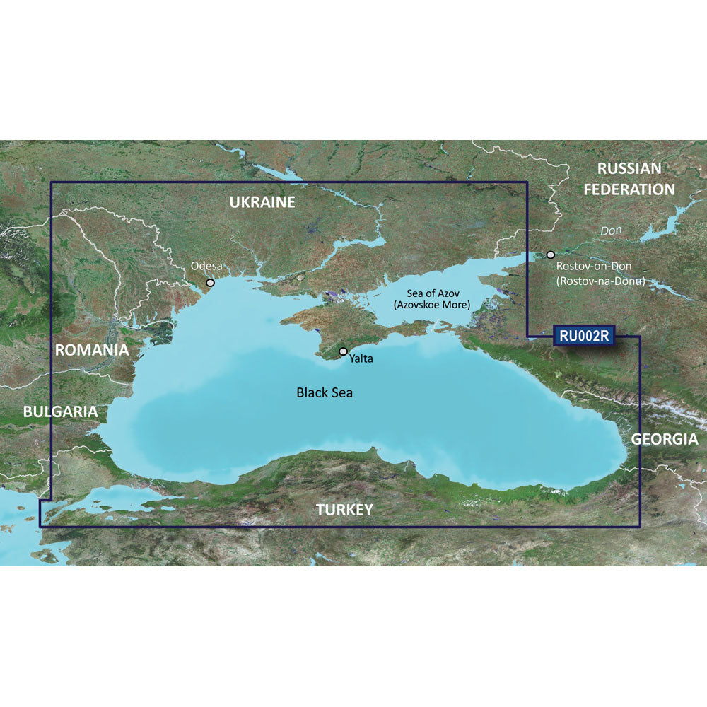 Garmin BlueChart g3 Coastal Chart, Black Sea & Sea of Azov — Quality Boat Parts
