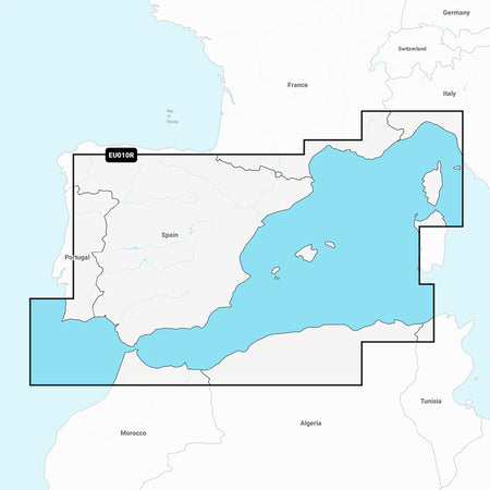 Garmin Navionics Marine Chart, Spain Mediterranean Coast — Quality Boat Parts