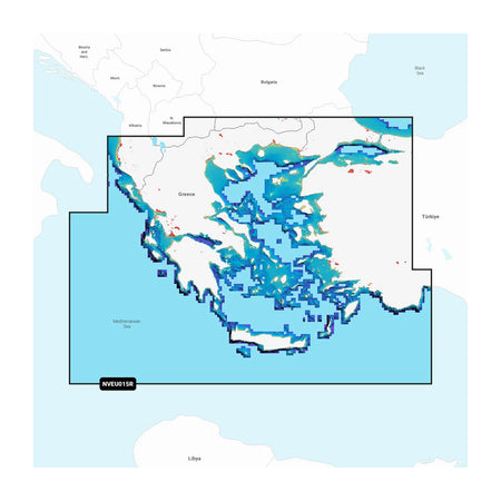 Garmin Navionics Marine Electronic Chart, Aegean Sea, Sea of Marmara, Greece, Turkey Coast — Quality Boat Parts