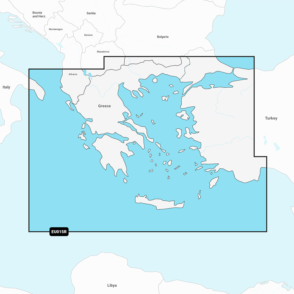 Garmin Navionics Marine Electronic Chart, Aegean Sea, Sea of Marmara, Greece, Turkey Coast — Quality Boat Parts