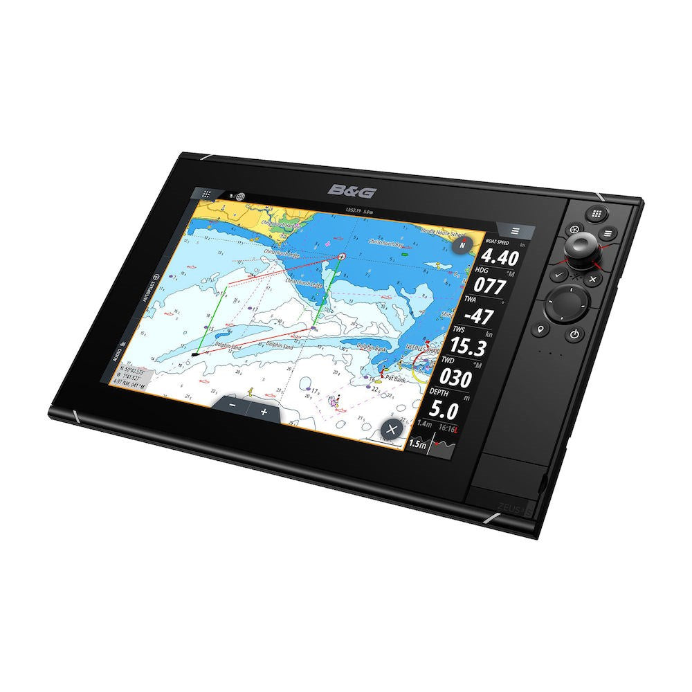 B&G Zeus 3S Multifunction Display, IPX6/IPX7, NMEA 2000, Touchscreen and Keypad, Wi-Fi — Quality Boat Parts